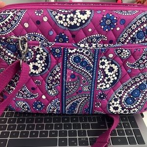 Vera Bradley iPad or tablet case in beautiful retired pattern Boysenberry.